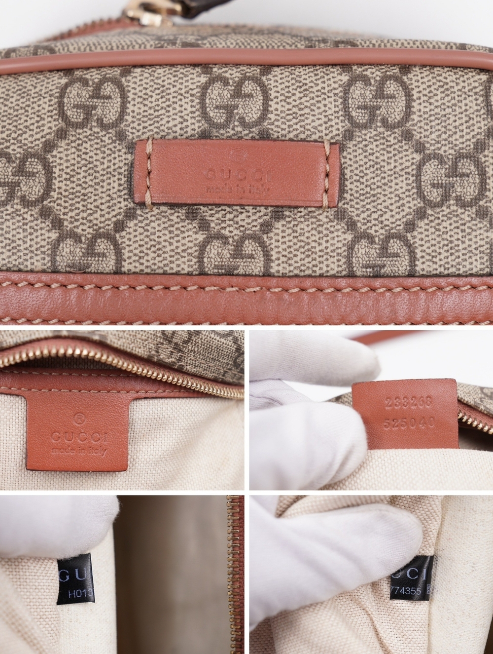 BZ01 💗 GUCCI GG Plus Monogram small Messenger Bag - Picture 8 of 13